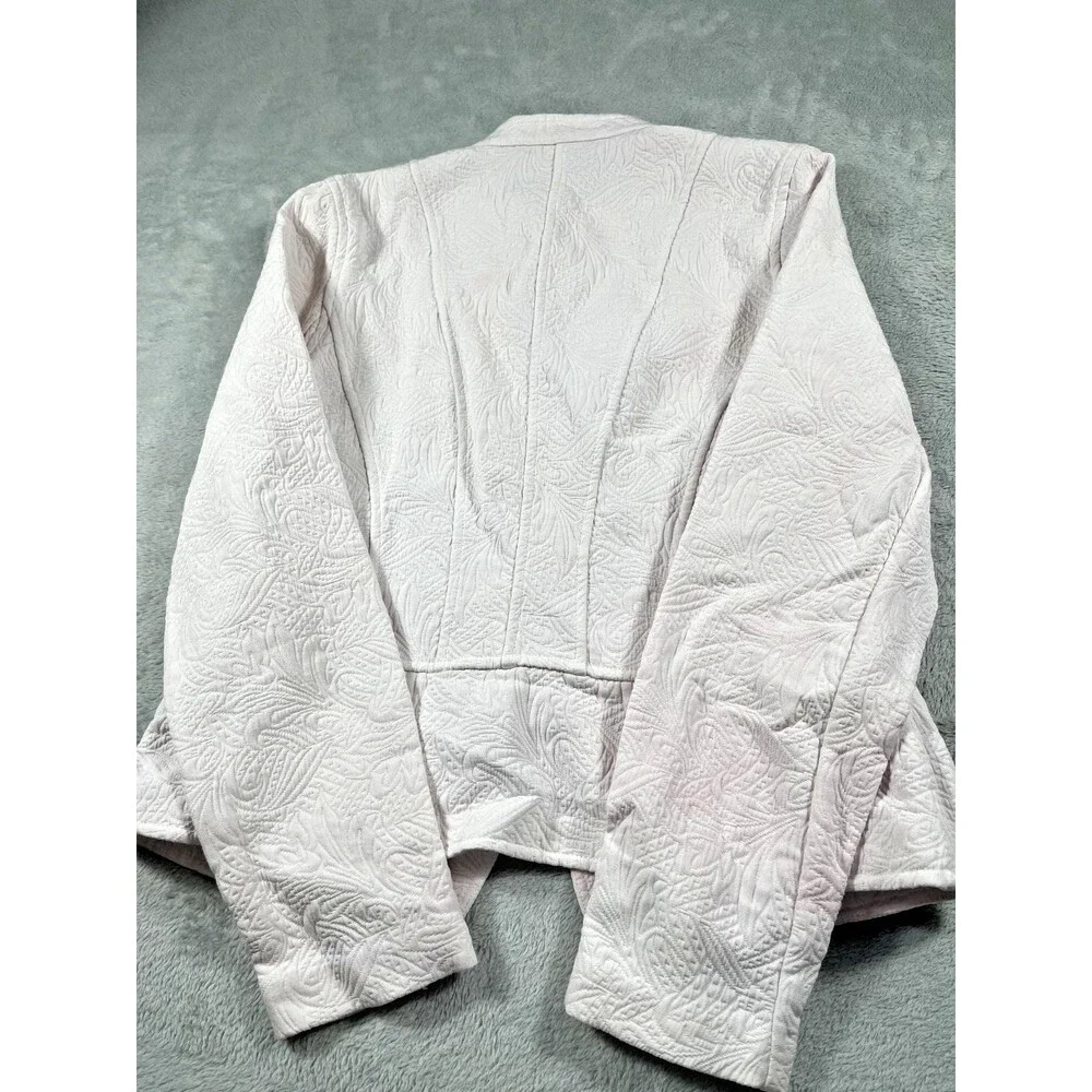 Christopher & Banks Women's Pleated Blazer Jacket Size S Button Front